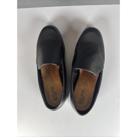 Solanz Sole Comfort Banks Women’s Size‎ 7 M Black Slip On Loafers - Picture 5 of 9